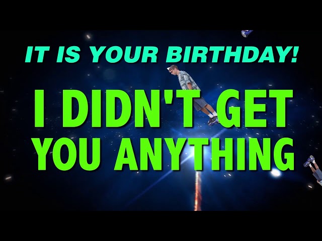 HAPPY BIRTHDAY JORGE! This is your gift.