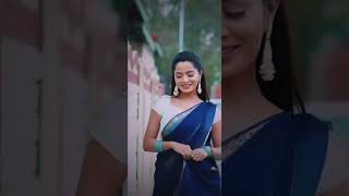 Monitha Shobha Shetty Cute Dance Saree