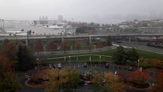 View of Boston/Logan airport from the Hilton Hotel