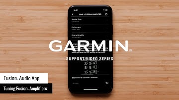 Garmin Support | Fusion® Marine Stereos | Tuning an Amplifier with the Fusion Audio App