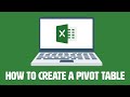 Creating a pivot table in excel for dummies 