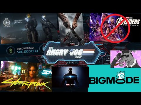 AJS News – Cyberpunk 1 Million Players, Star Citizen 500 Mil, Dunkey Indie Games, New Iron Man Game