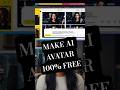MAKE AI AVATAR FREE 😳 #shorts #aiavatar #aivideogenerator #aivideo #aitools #grok #gemini #chatgpt