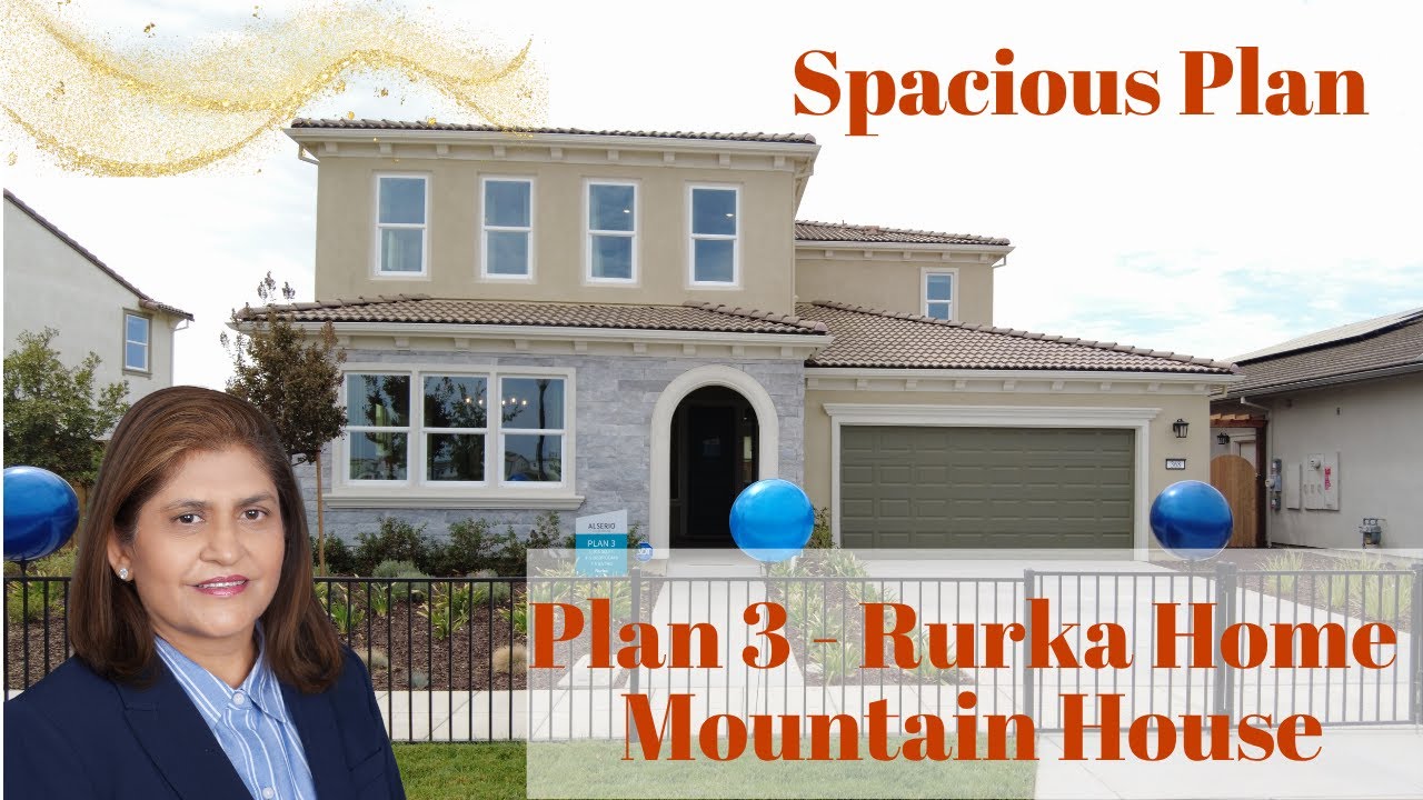 Two-Story Home with Downstairs Guest Suite in Mountain House | Rurka home Model 3 Tour