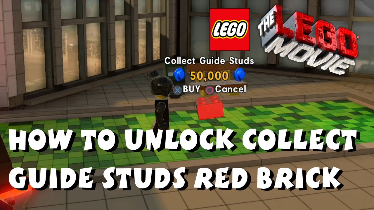 bro pust voldgrav The Lego Movie Videogame - How to Unlock Collect Guide Studs Red Brick PS4  1080P - YouTube