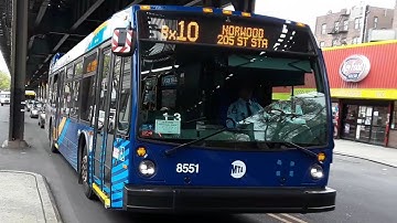 MTA: 2019 NovaBus LFS Low Floor [8551] Bx10 bus