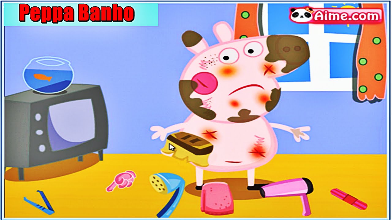 Jogo Peppa Pig, Ajudando a Limpar a Porquinha - Children Games - YouTube
