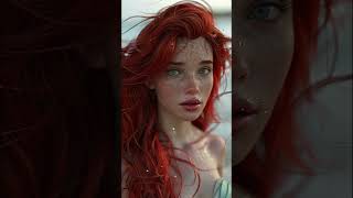 Ai Draws Disneys Little Mermaid Ariel As Real Life Human
