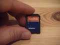 Sandisk MicroSD & MicroSDHC to SD Adapter from Amazon