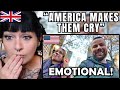 Brit Girl Reacts to European's Get EMOTIONAL Seeing America For The First Time!