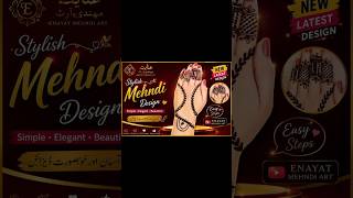 Beautiful henna tutorial ✅ | back hand mehendi designs  #shorts #mehndi #Inayat mehndi Art