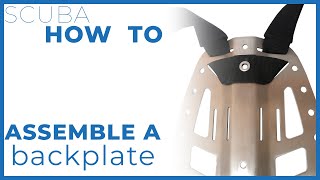 How To Assemble a Backplate & Harness #scuba #howto @ScubaDiverMagazine