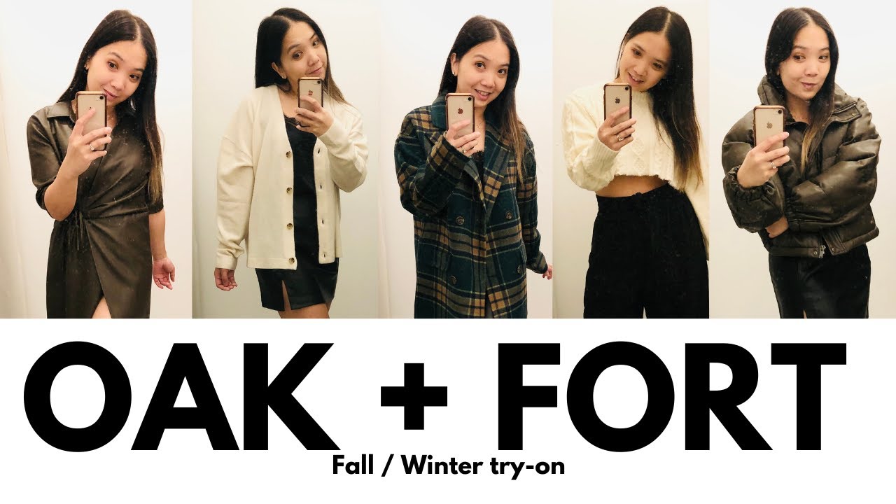 OAK + FORT Winter Fashion Try-On