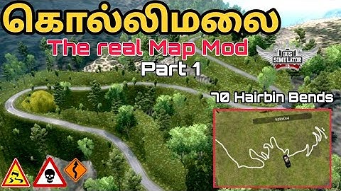 KolliHills 😲The real Map Mod | How to add | #bussidv3 #mapmod #hiddenplace #bussidupdate #ets2 #bus