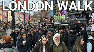 🇬🇧 NORTH LONDON WALKING TOUR, AN EXHILARATING LONDON STREET FOOD ADVENTURE AT CAMDEN MARKET, 4k HDR