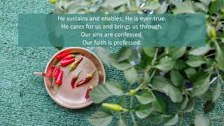 Bestow on Him Your Heavy Load, April 13