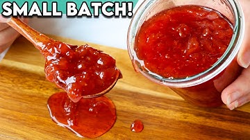EASIEST Homemade Strawberry Jam Recipe | Small Batch Recipe!