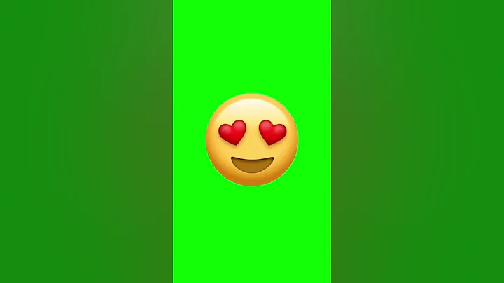 Heart-Eyes Emoji (No Copyright Green-Screen) ♻️ GSUK #shorts