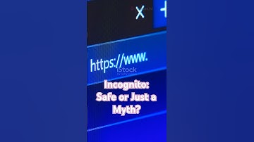 Is Incognito Mode Really Private? #IncognitoMode #BrowserTips #TechShorts #PrivateBrowsing