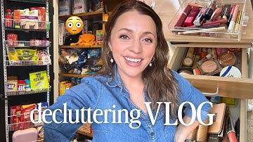 Productive VLOG 🏡 Re-organize the Pantry, Makeup Declutter, Before & After, + Pinocchio update