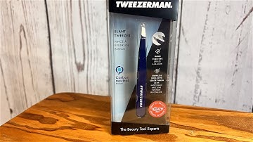 My Review of Tweezerman Exclusive Evening Blue Slant Tweezer