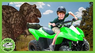 T-Rex Is Trapped Giant Dino Escape T-Rex Ranch New Superhero Cartoon For Kids Moonbug Kids