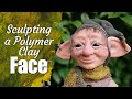 How To Sculpt A Face From Polymer Clay / DIY