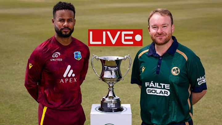 Live | Ireland vs West Indies | 1st T20I | WI vs IRE