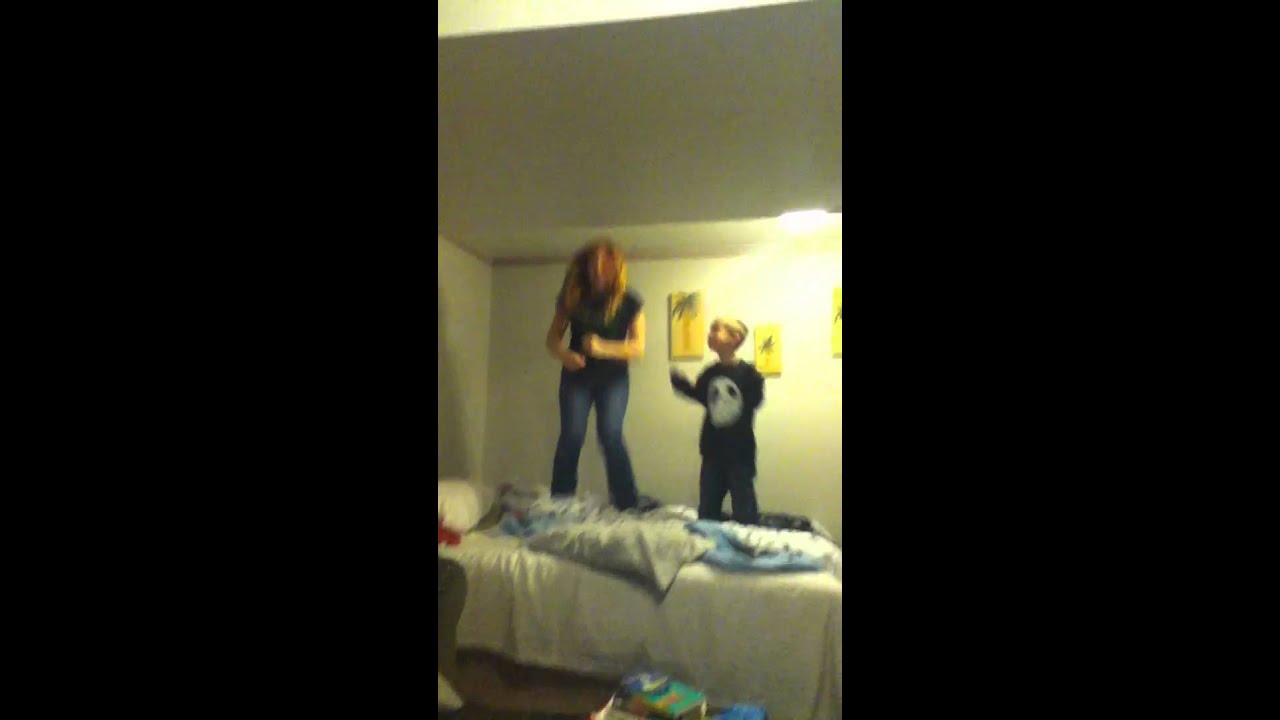 Girl Jumping On Bed Youtube