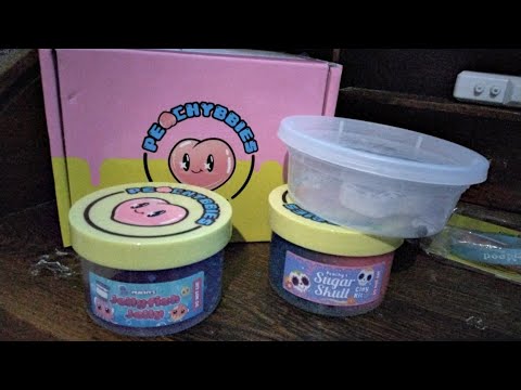 Peachybbies slime asmr/review