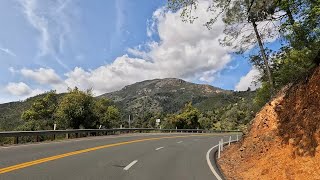 Geyserville to Clear Lake via Middletown in California