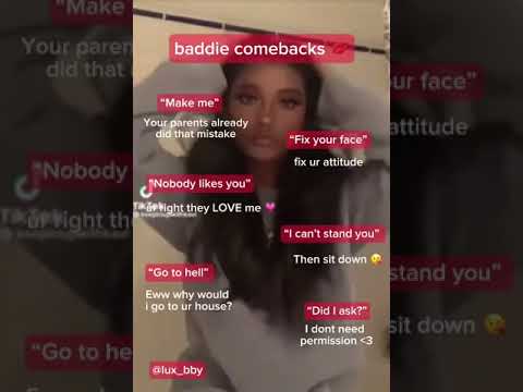 Baddie Comebacks 