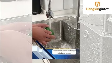 Đầu vòi rửa chén bát tăng áp cao cấp 2 chế độ xoay 360