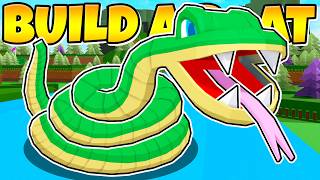 GIANT SNAKE That EATS PLAYERS In Roblox Build a Boat!
