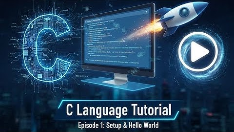 C Language Tutorial for Beginners (2025) - EP 1: Setup & Your First Hello World Program