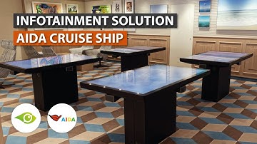 AIDA Cruises - Interactive Touchscreen Tables Infotainment Solution