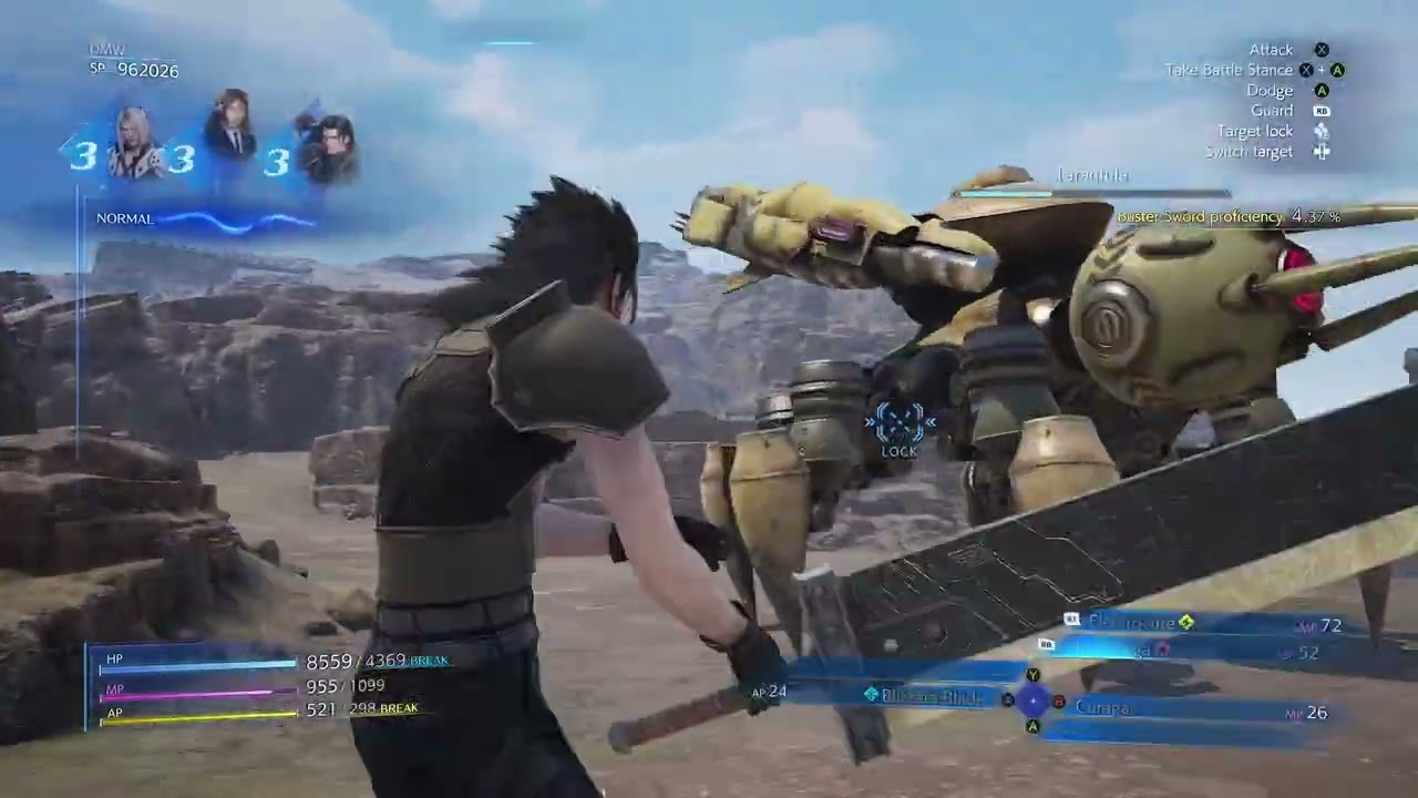 Crisis Core: Final Fantasy VII Reunion - Mid Game Mage Build Is Easy Mode