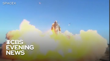 SpaceX rocket test flight ends in fiery explosion