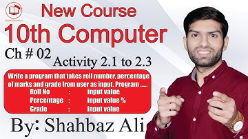 Activity 2.3 | 10th Computer Science | Activity 2.1, 2.2, 2.3 | User Interaction | Digital Education