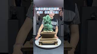 ✨純手工打造的風水擺件，一上桌整個氣場都不一樣！家中旺財必備！#風水擺件 #藝術擺件 #聚財開運 #雕刻藝術 #吉祥物 #木雕擺件 #鎮宅神器 #藝術創作 #雕刻文化