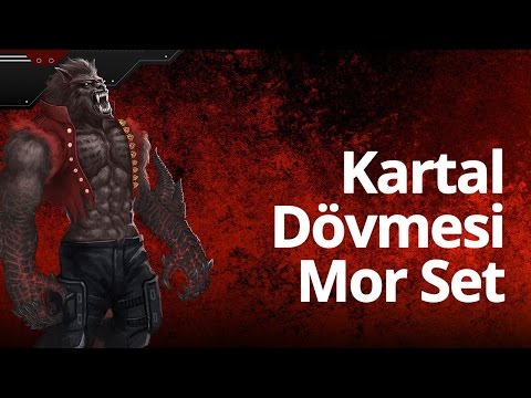 Dövme Kartal Mor