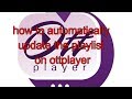 how to automatically update the playlist on ottplayer