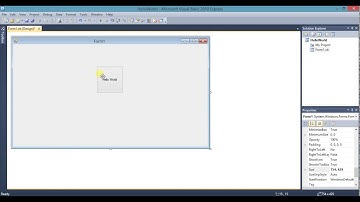 Visual Basic 2010 Tutorial-2 | Hello world in urdu/hindi