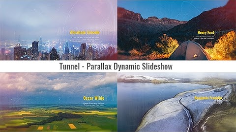 Tunnel - Parallax Dynamic Slideshow ( After Effects Project Files)
