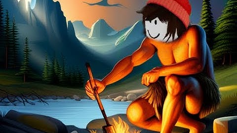 roblox caveman simulator (got murdered more than once)