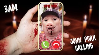 Atenderia essa chamada😰? (imagem gerada por IA) #johnpork #porkjohn