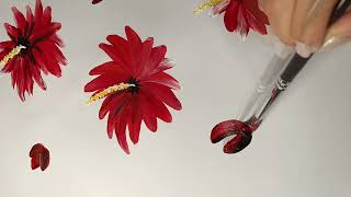 How To Draw A Flower Easily 🌸 Simple Drawing Technique For Beginners 🎨