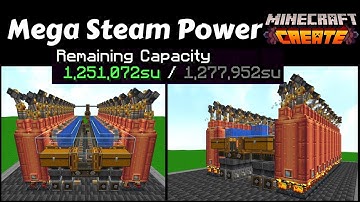 Minecraft | Tutorial | Create Mod 0.5 | Steam Power Generator
