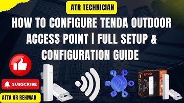 How to Configure Tenda Outdoor Access Point | Full Setup & Configuration Guide. #tendarouter