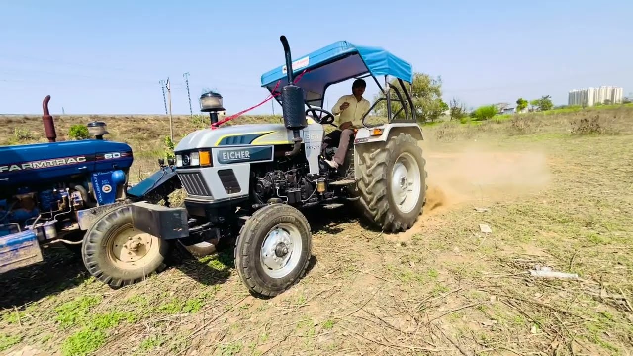 आज हमारे गाँव हुआ टँक्टर का टॉचन 🚜🚜👀💪🏻#vairalvideo #desi #tochan #farmtrac60#eicher #video #vlog 
